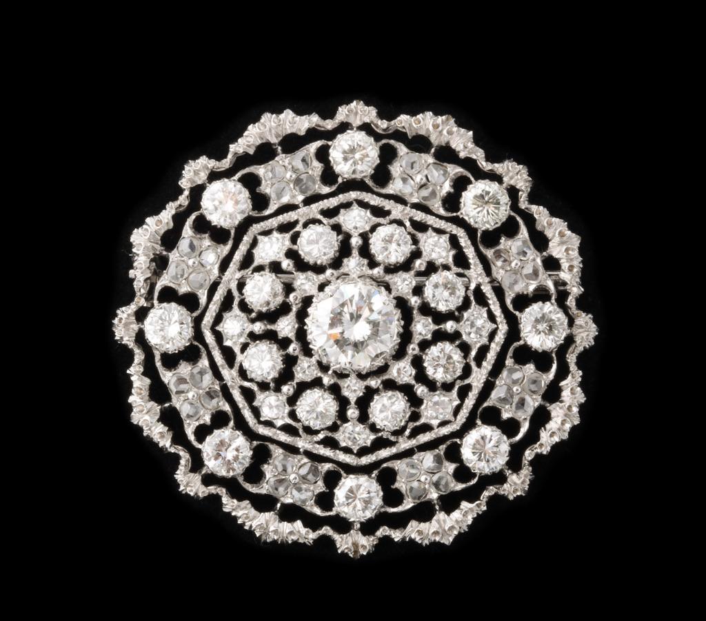 Women's or Men's Buccellati Diamond Pin