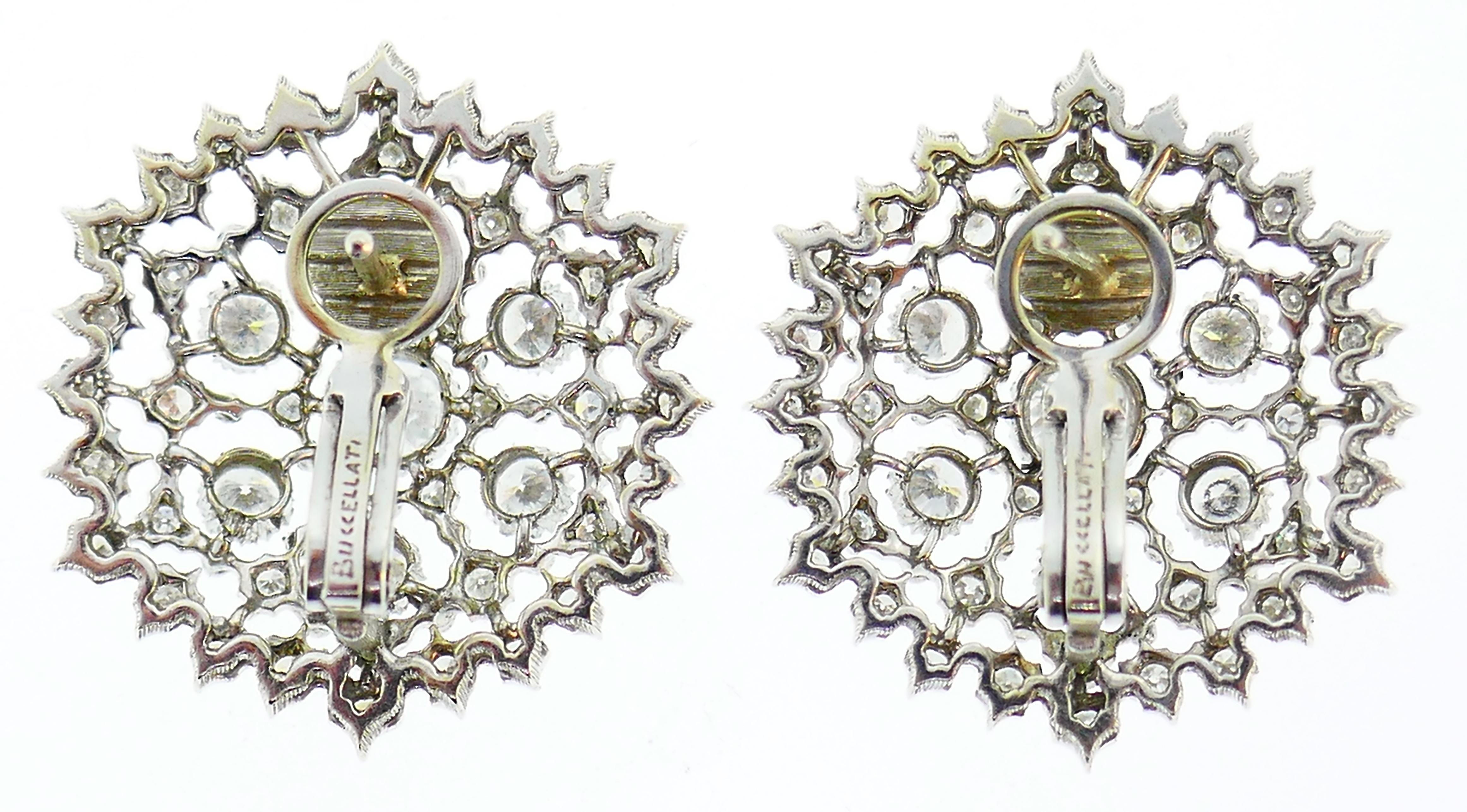 buccellati diamond earrings