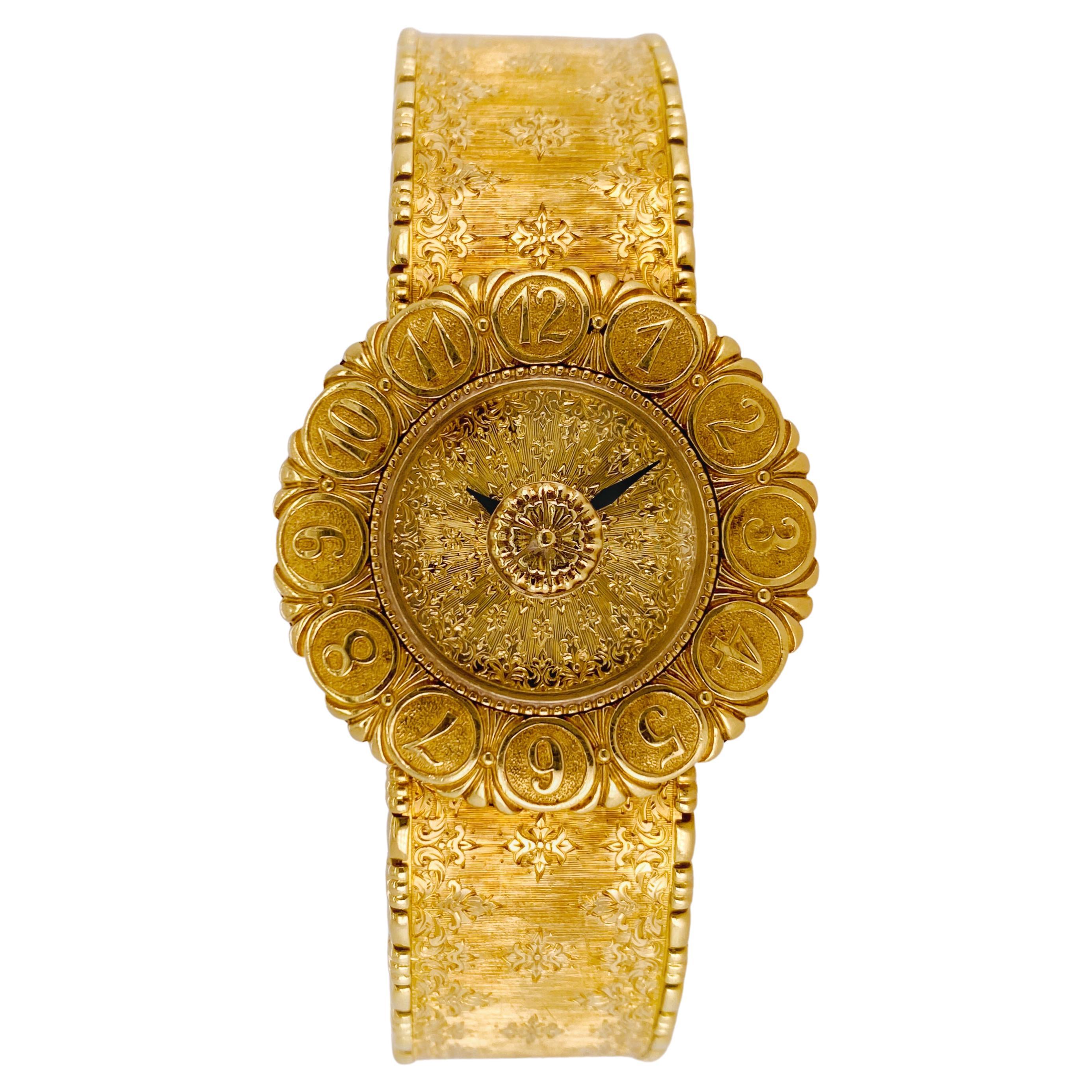 Buccellati Eliochron 18k Gold Watch