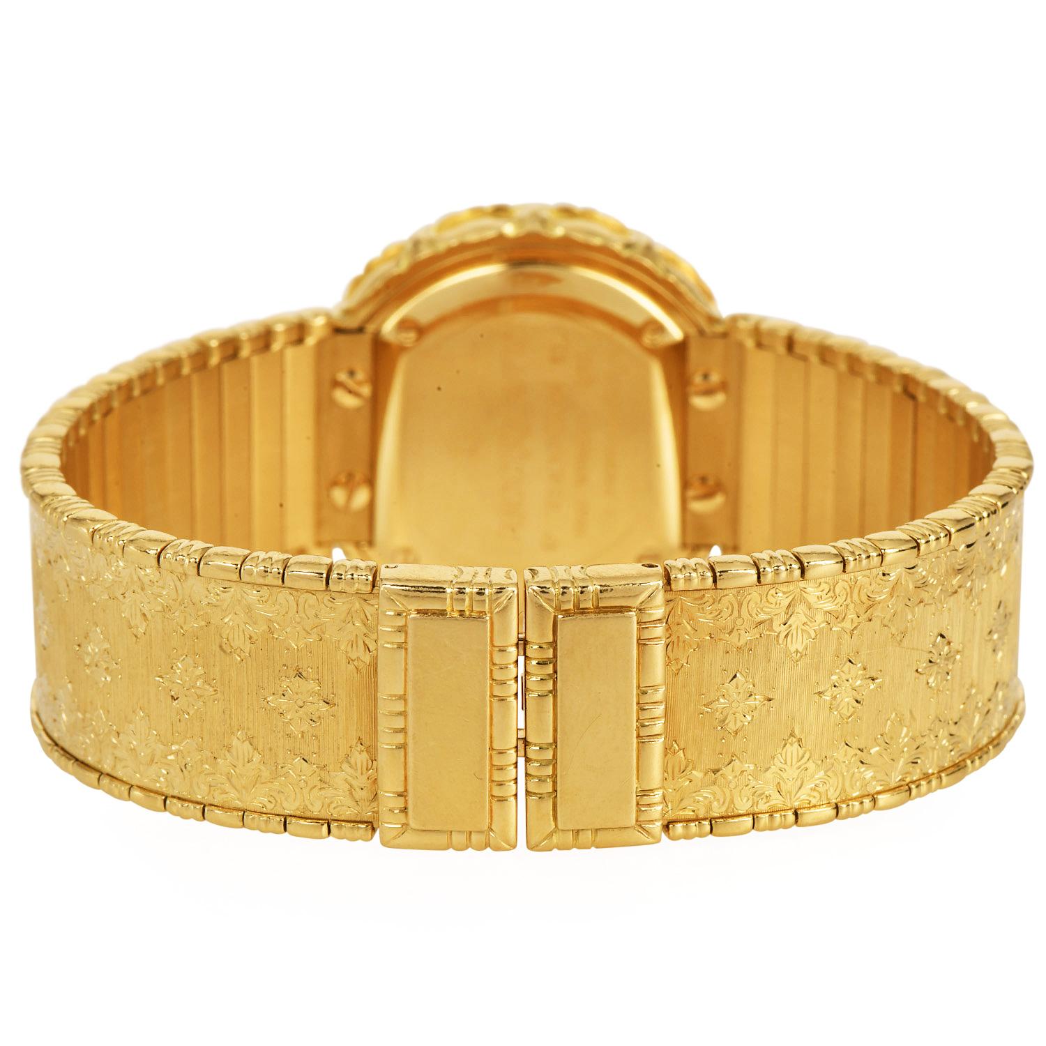 Buccellati Eliochron 18K Yellow Gold Ladies Wat 1