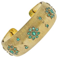 Emerald Cuff Bracelets