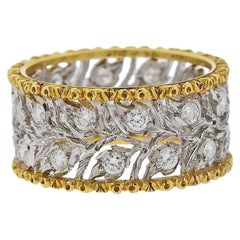 Buccellati Eternelle Diamond Gold Wedding Band Ring