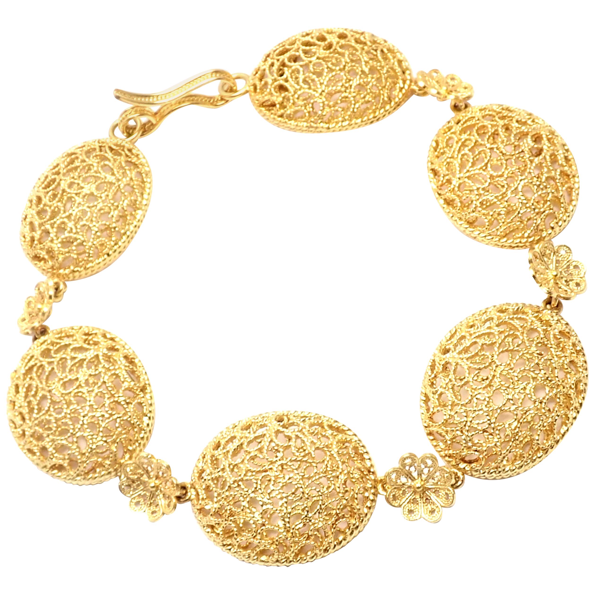 Buccellati Filidoro Yellow Gold Link Bracelet
