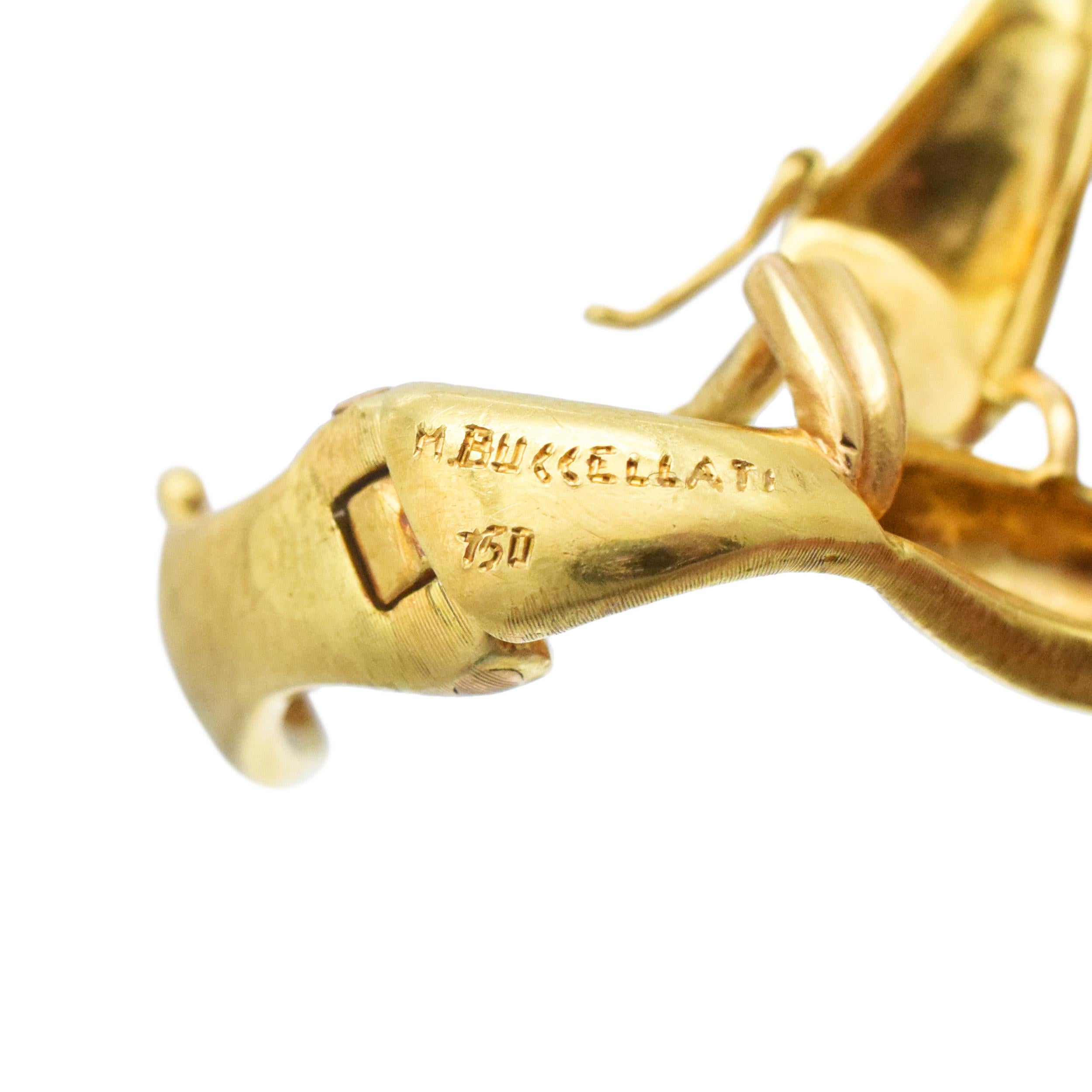 Buccellati  Bracelet à maillons géométriques en or jaune 18k en vente 5