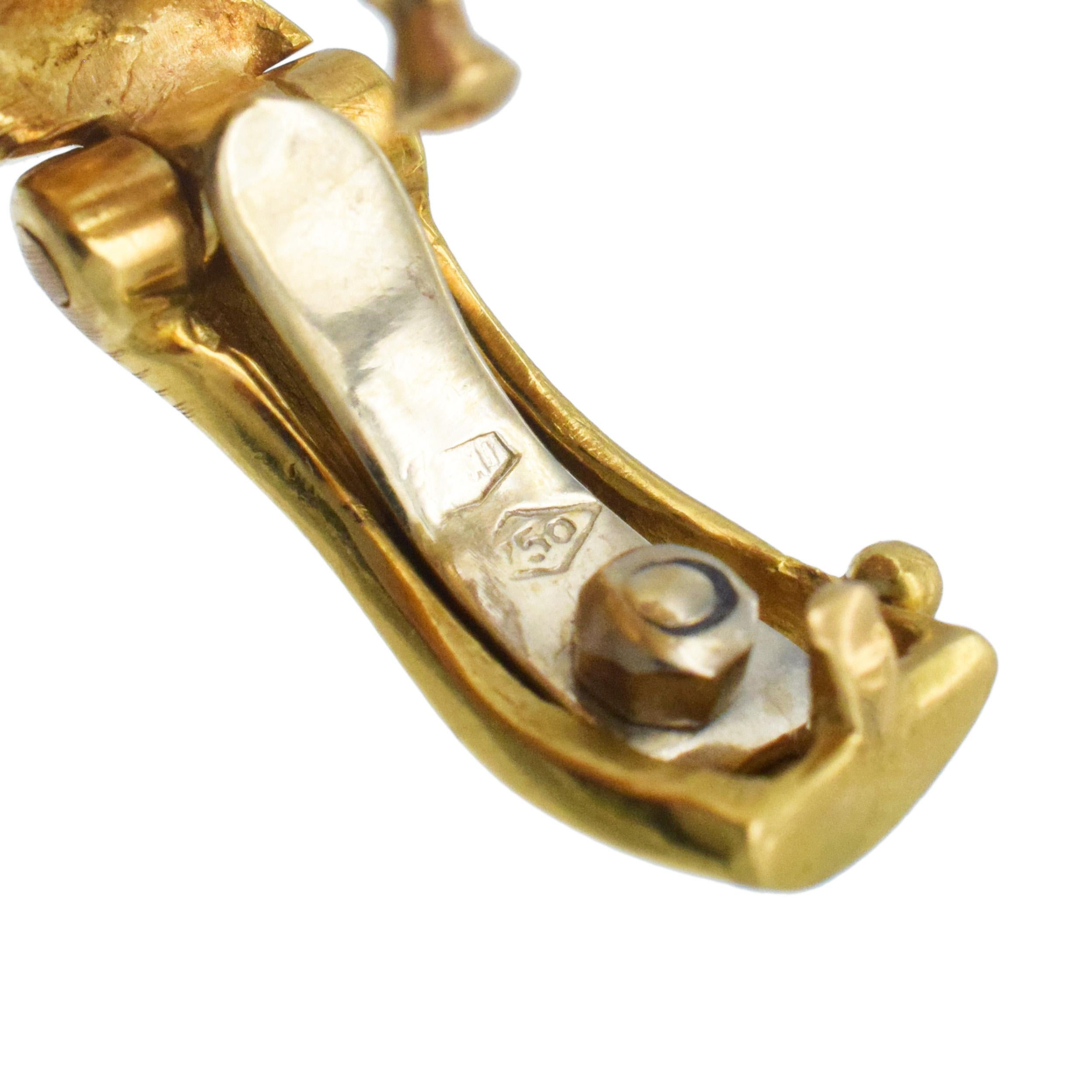 Buccellati  Bracelet à maillons géométriques en or jaune 18k en vente 6