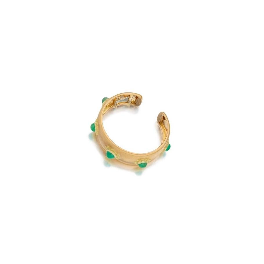 emerald cuff bracelet