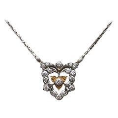Buccellati Gold and Diamond Pendant Necklace