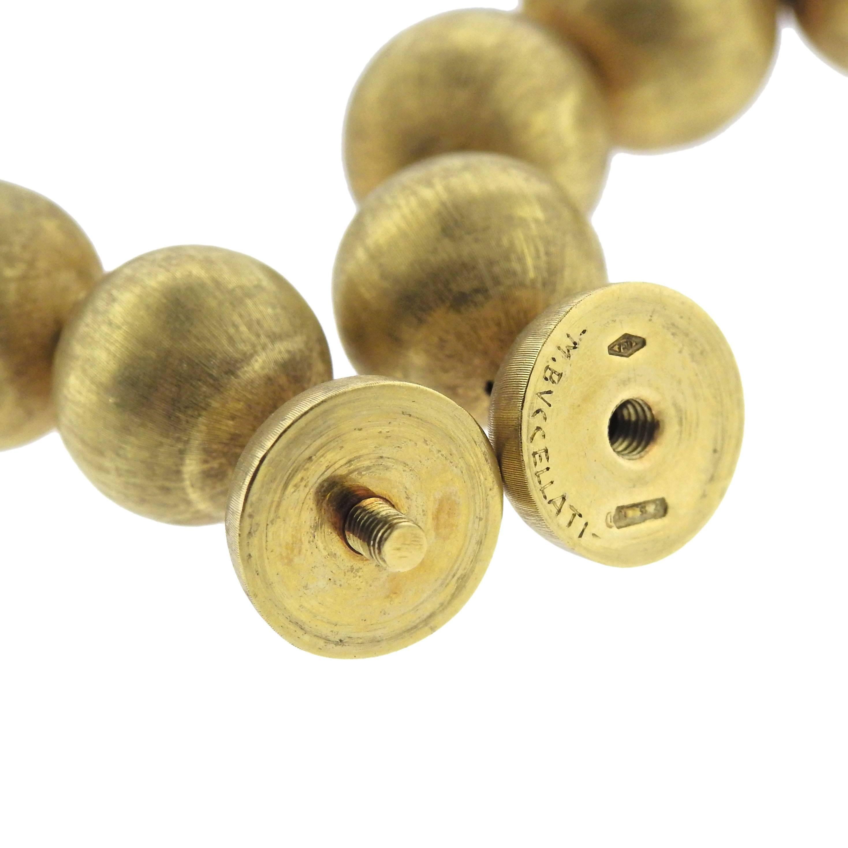 Women's Buccellati Gold Bead Necklace