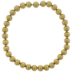 Buccellati Gold Bead Necklace