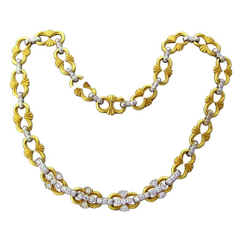 Women's Buccellati Gold  Diamond Necklace