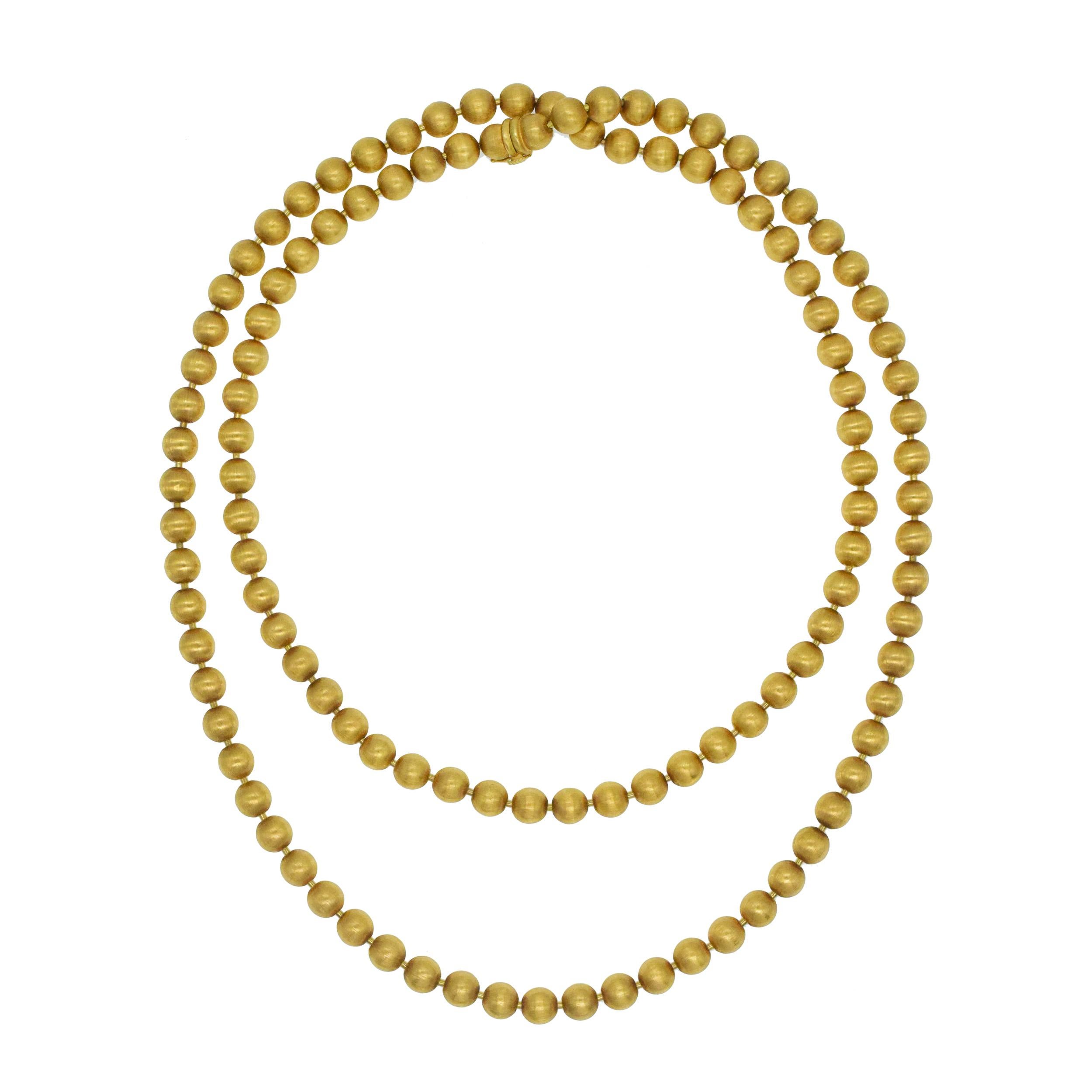 Women's or Men's Buccellati Gold Necklace For Sale