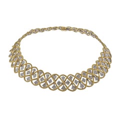 Buccellati Gold Woven Necklace