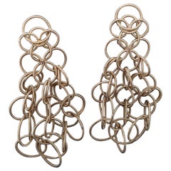 Buccellati Hawaii 18K Yellow Gold Pendant Earrings