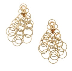 Orecchini grandi in oro giallo Buccellati Hawaii