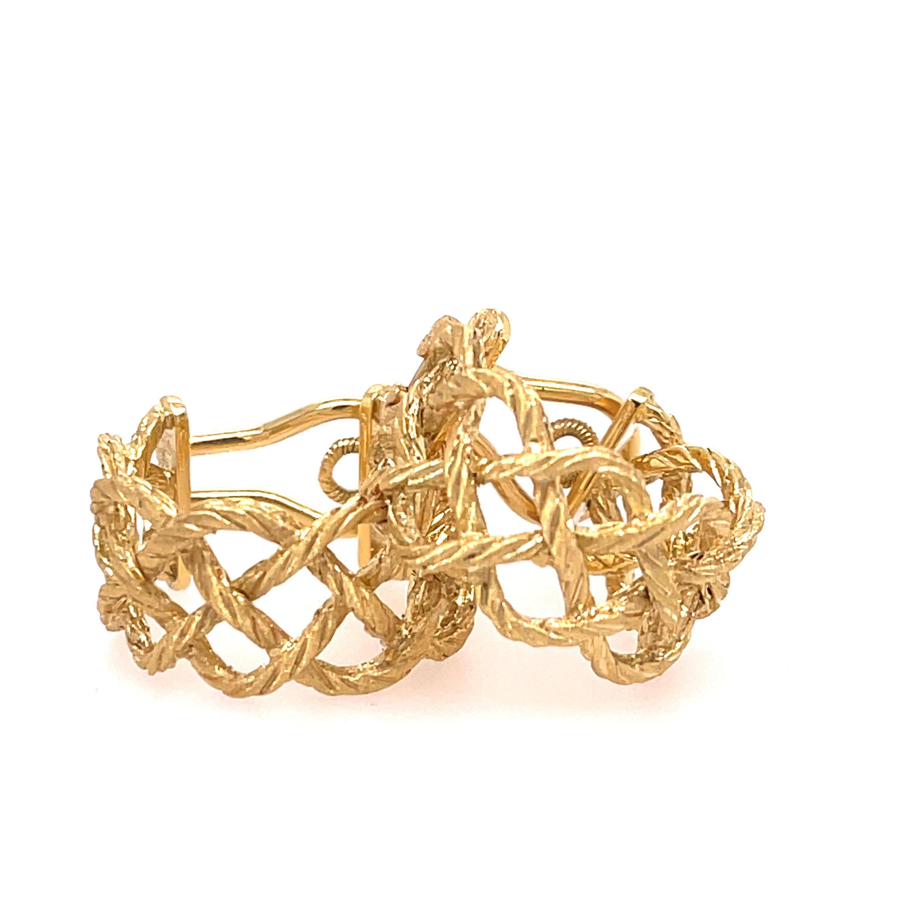 Gelbgold-Ohrringe von Buccellati im Zustand „Gut“ in Dallas, TX