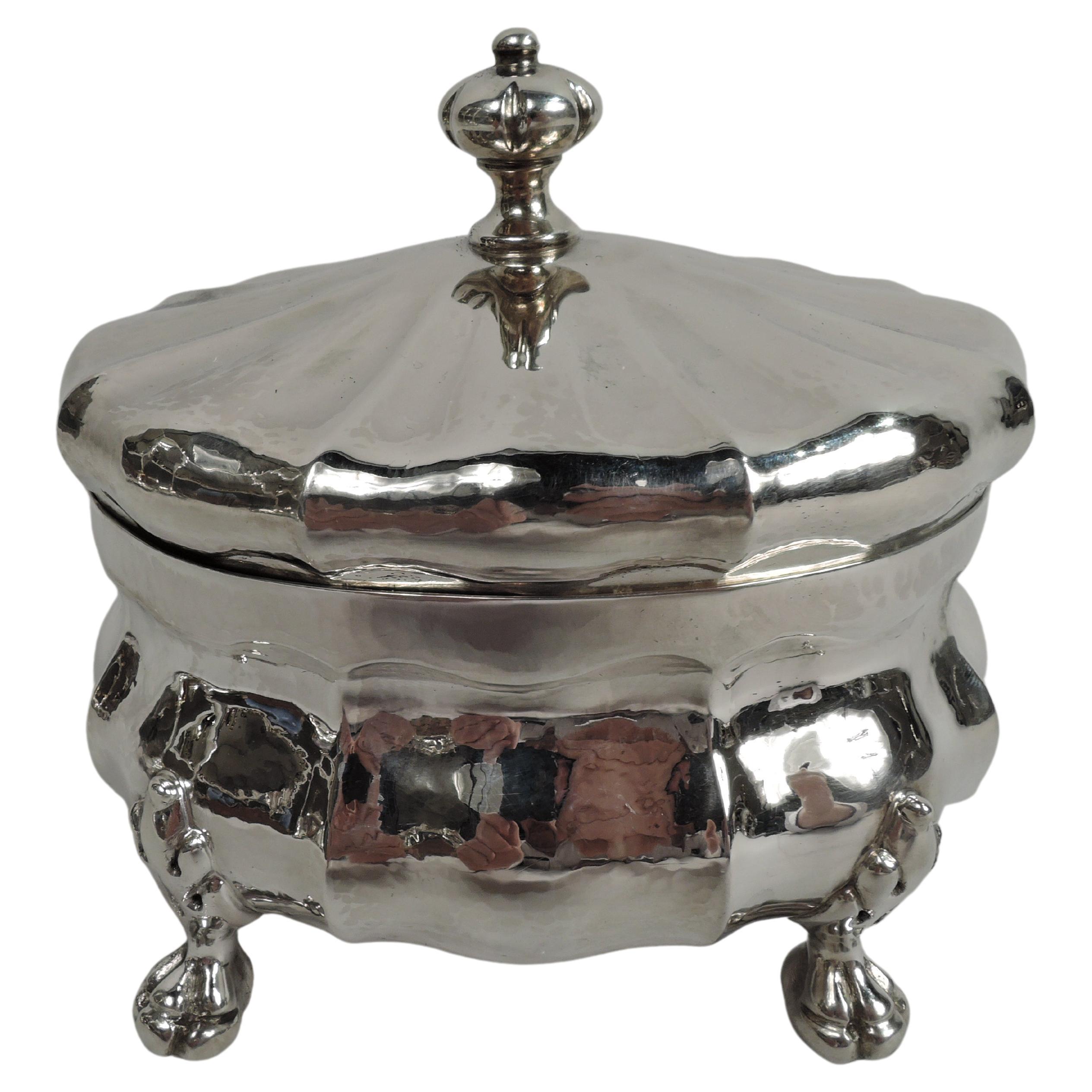 Buccellati Italian Modern Classical Sterling Silver Box