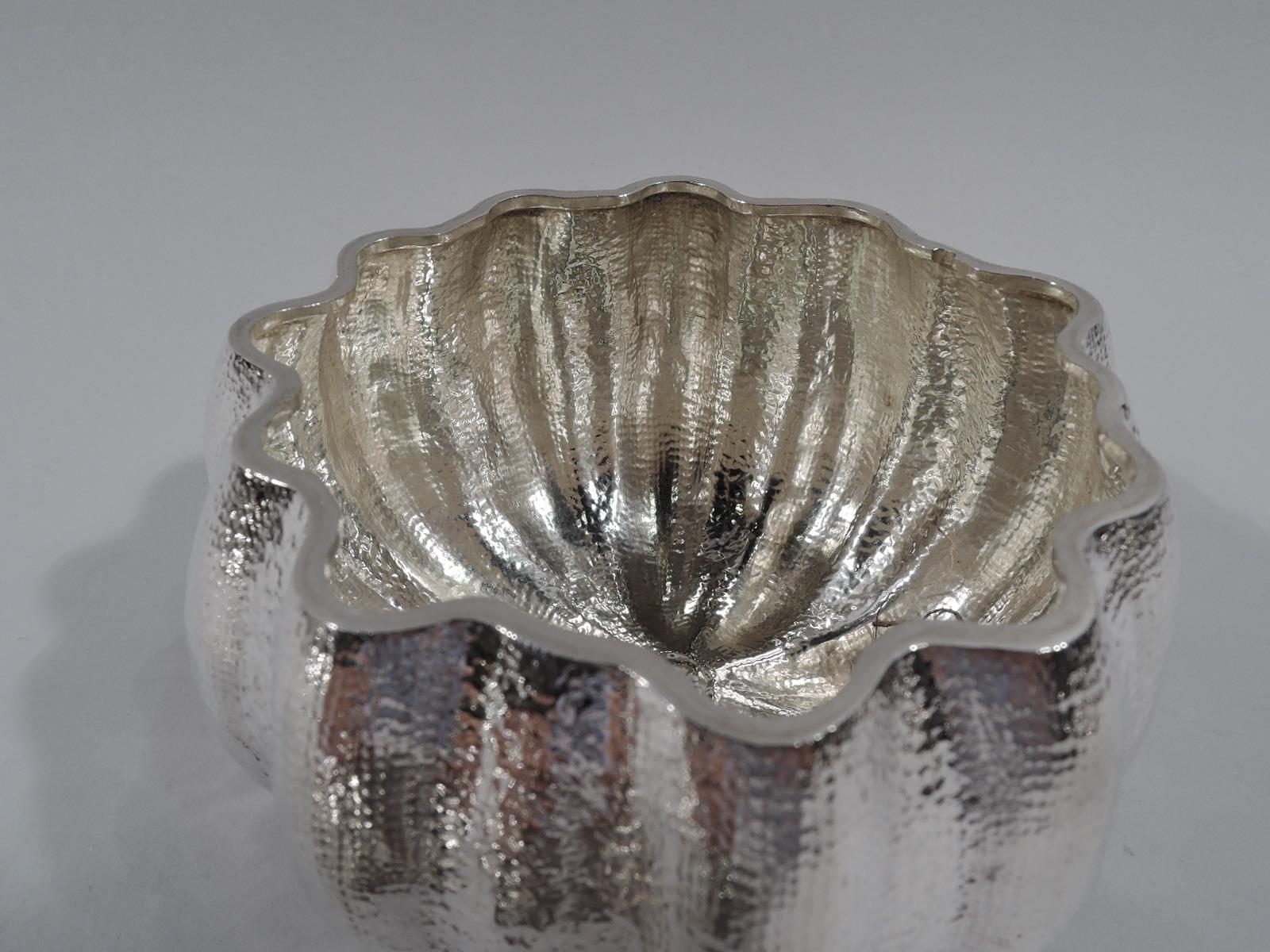 Buccellati Italian Sterling Silver Figural Pumpkin Gourd Box 2