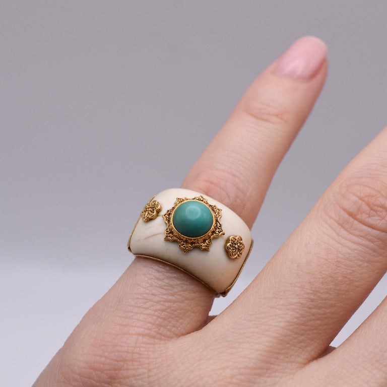 buccellati-ivory-and-turquoise-gold-ring-for-sale-at-1stdibs