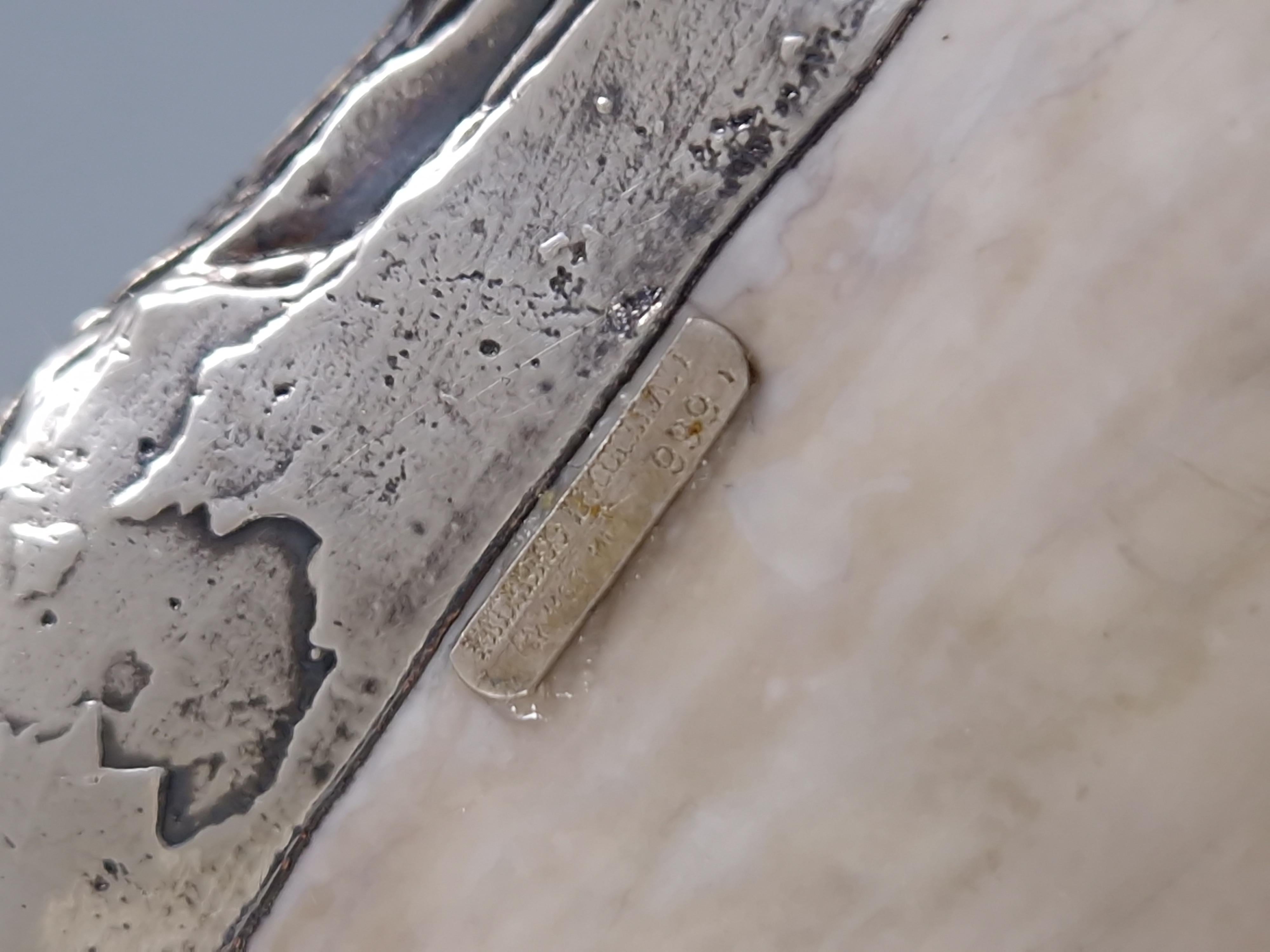Buccellati - Large Mounted Shell In Sterling Silver 3
