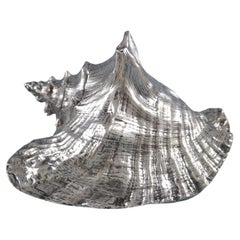 Buccellati - Large Mounted Shell In Sterling Silver