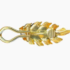 Pendientes Hoja Buccellati de oro amarillo de 18 quilates