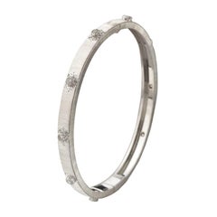 Buccellati Macri 18 Karat White Gold Bracelet with Diamonds