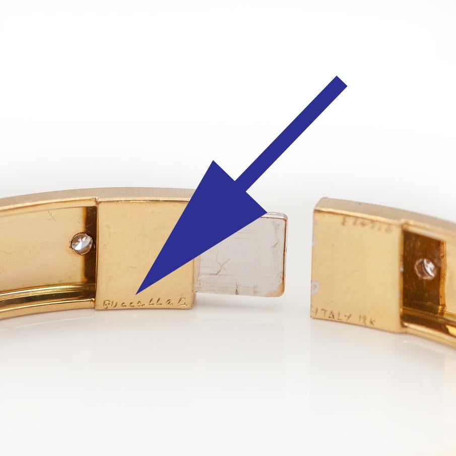 Buccellati Macri Classica Collection 18K YG Diamond Bangle 4