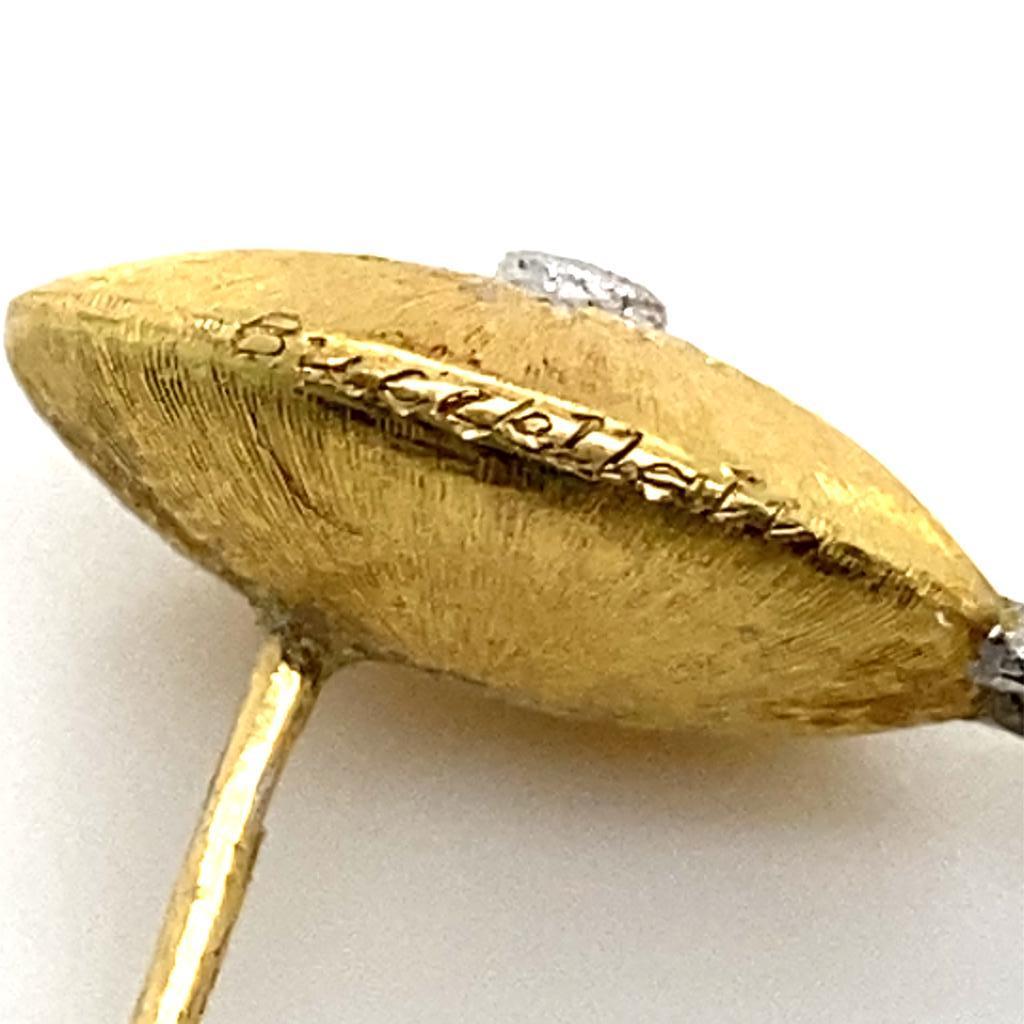 Buccellati 'Macri Classica' Diamond Set 18 Karat Yellow Gold Earrings 2
