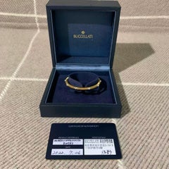 Buccellati Macri Classica Narrow Bracelet: 18K Yellow Gold with 10 Diamonds