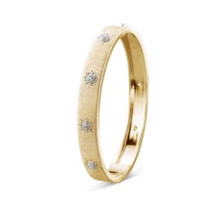Buccellati Macri Classica Yellow/White Gold Set Bracelet with Diamonds, Size 17
