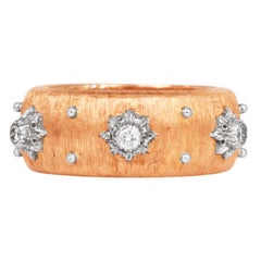 Buccellati Macri Eternelle 18K Gold Diamond Band Ring