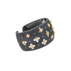Buccellati 'Macri Giglio" Gold and Diamond Bangle