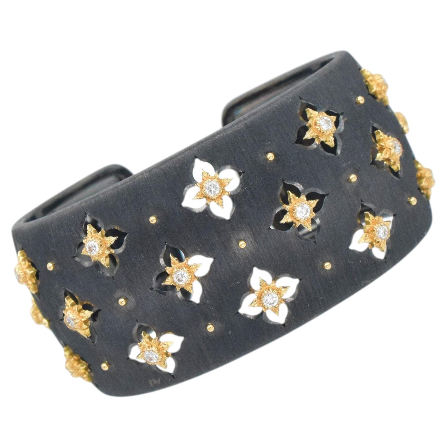 Bracelet en or et diamants "Macri Giglio" de Buccellati