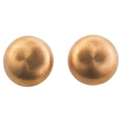 Vintage Buccellati Macri Large Gold Earrings