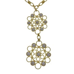 Buccellati Maria Gold Diamond Pendant Necklace