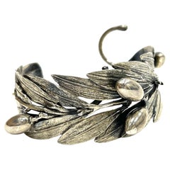 Buccellati Mario Blatt Sterlingsilber-Manschettenarmband