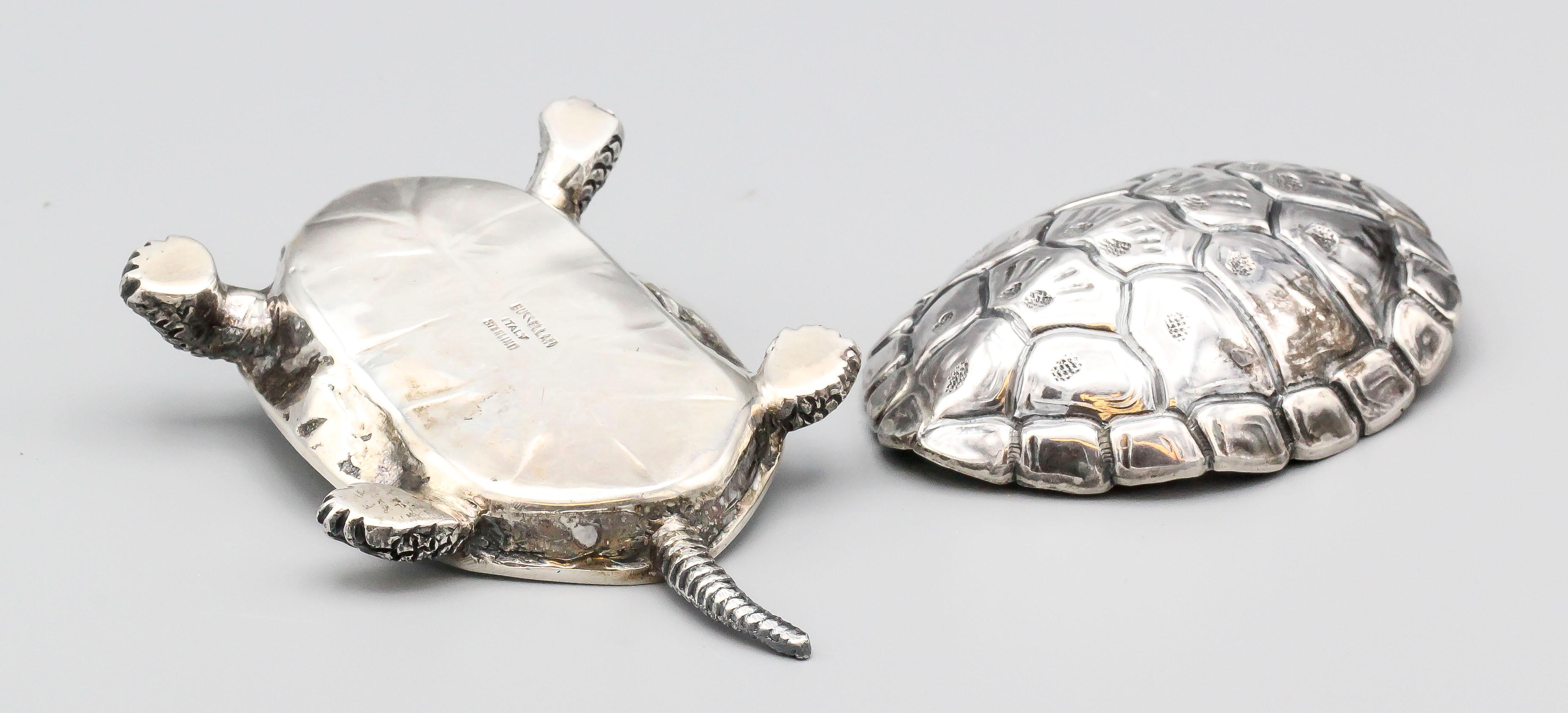 Women's or Men's Buccellati Midcentury Sterling Silver Turtle Box