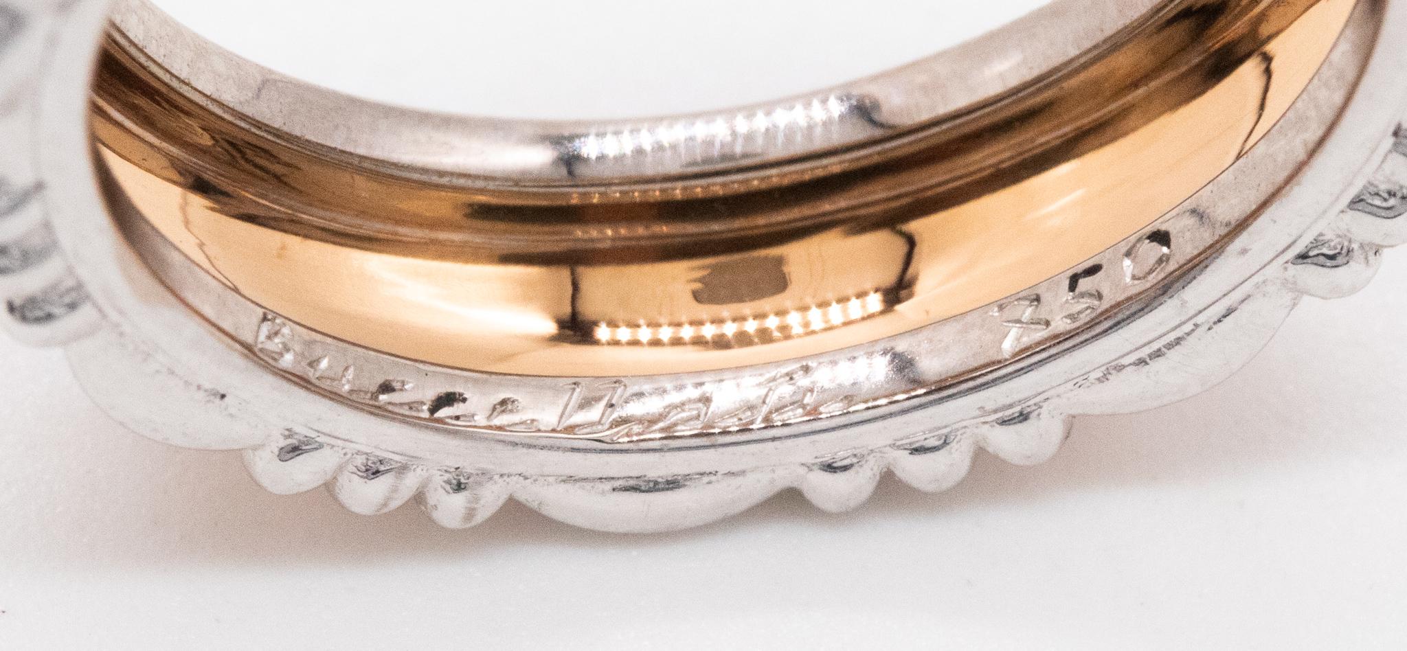 Buccellati Milano, Ringband aus gebürstetem 18 Karat Roségold  für Damen oder Herren im Angebot