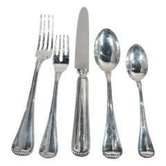 Buccellati Milano Sterling Silver Dinner Set for 24 with 120 Pieces