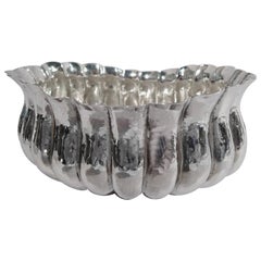 Buccellati Modern Classical Hand-Hammered Sterling Silver Bowl