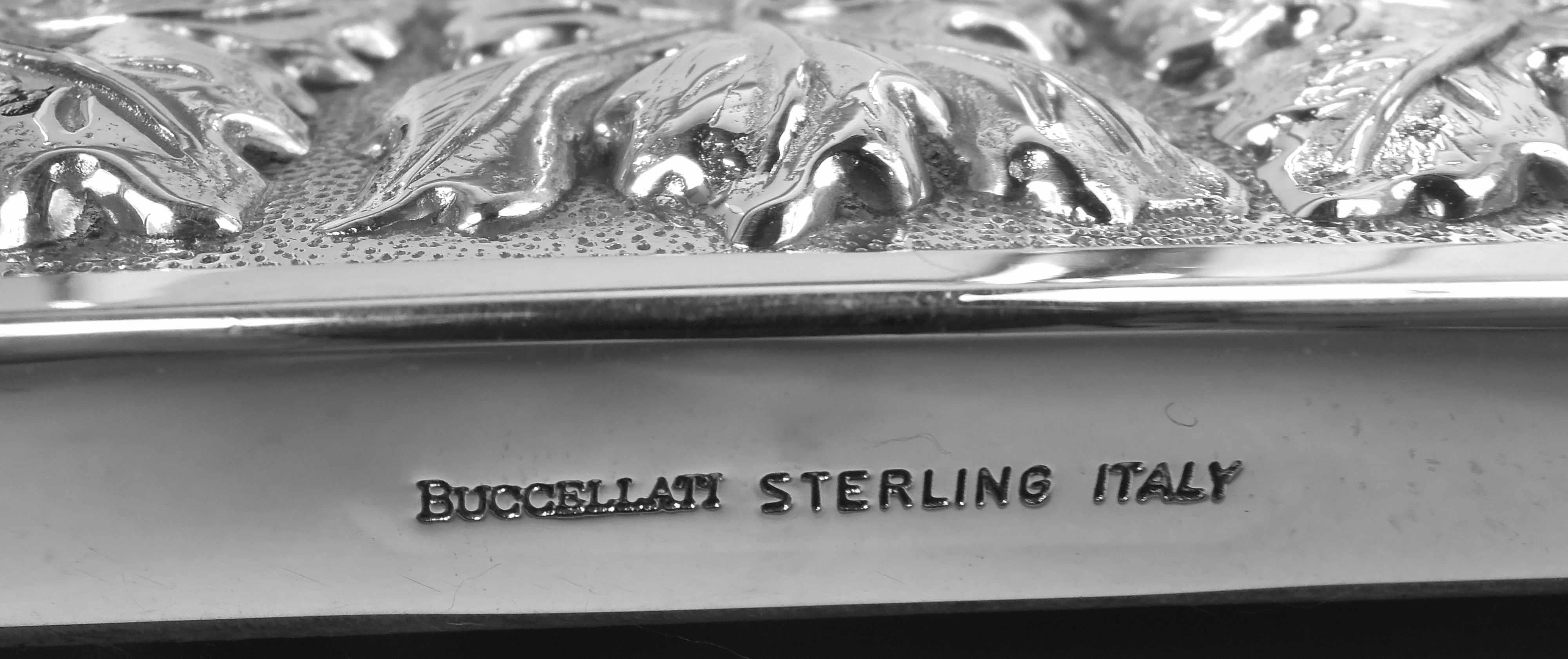 20th Century Buccellati Modern Classical Sterling Silver Picture Frame