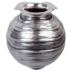 Vaso a onda classico moderno in argento Sterling di Buccellati