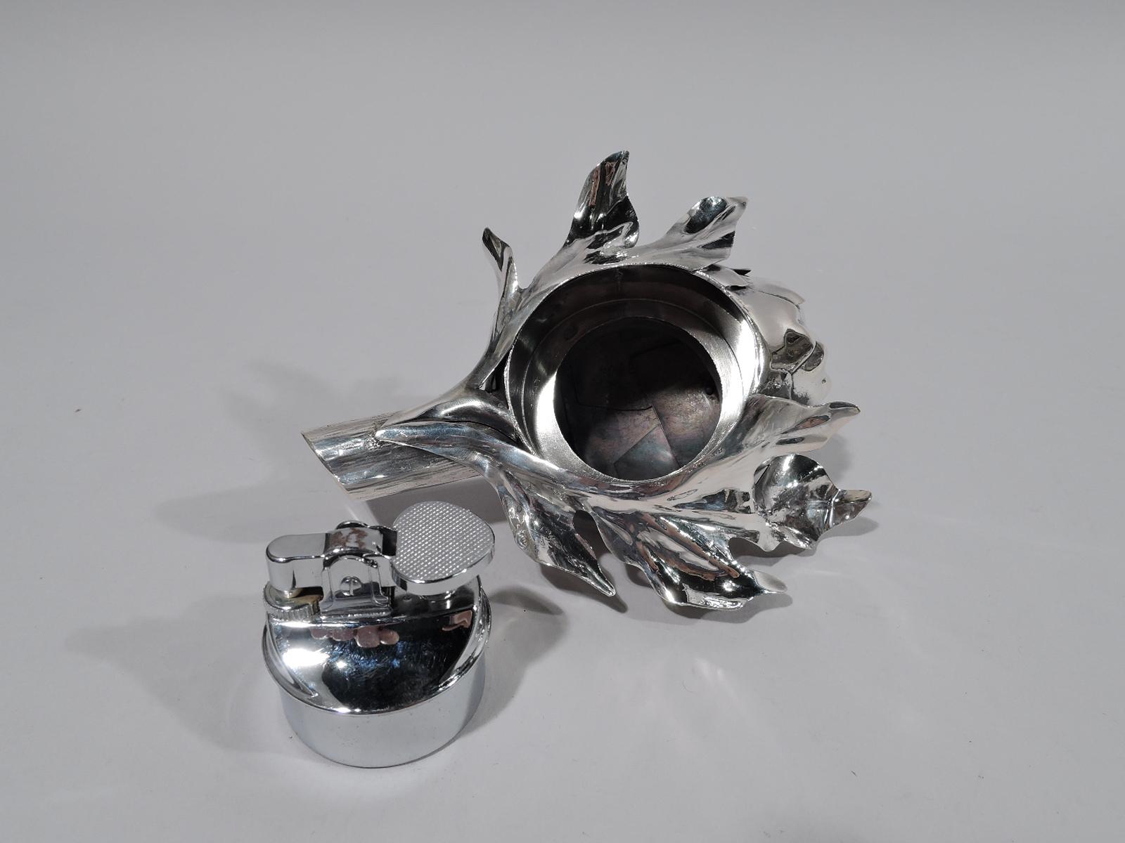 Buccellati Modern Silver Figural Vegetable Artichoke Lighter In Excellent Condition In New York, NY