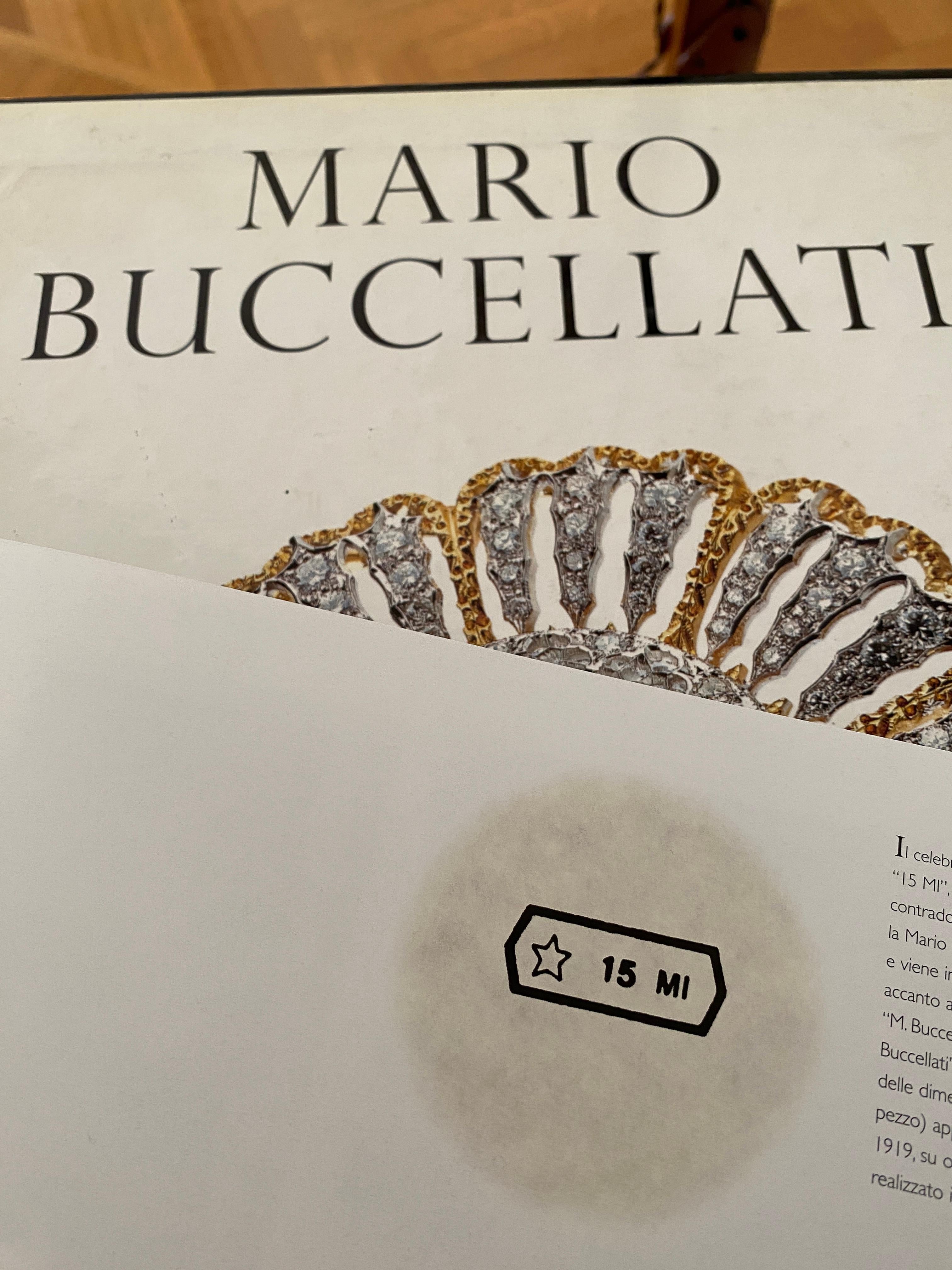Buccellati Modernist circa 2010 Diamonds 18 Karat Gold Band Certificat Ring In Fair Condition In Rome, IT