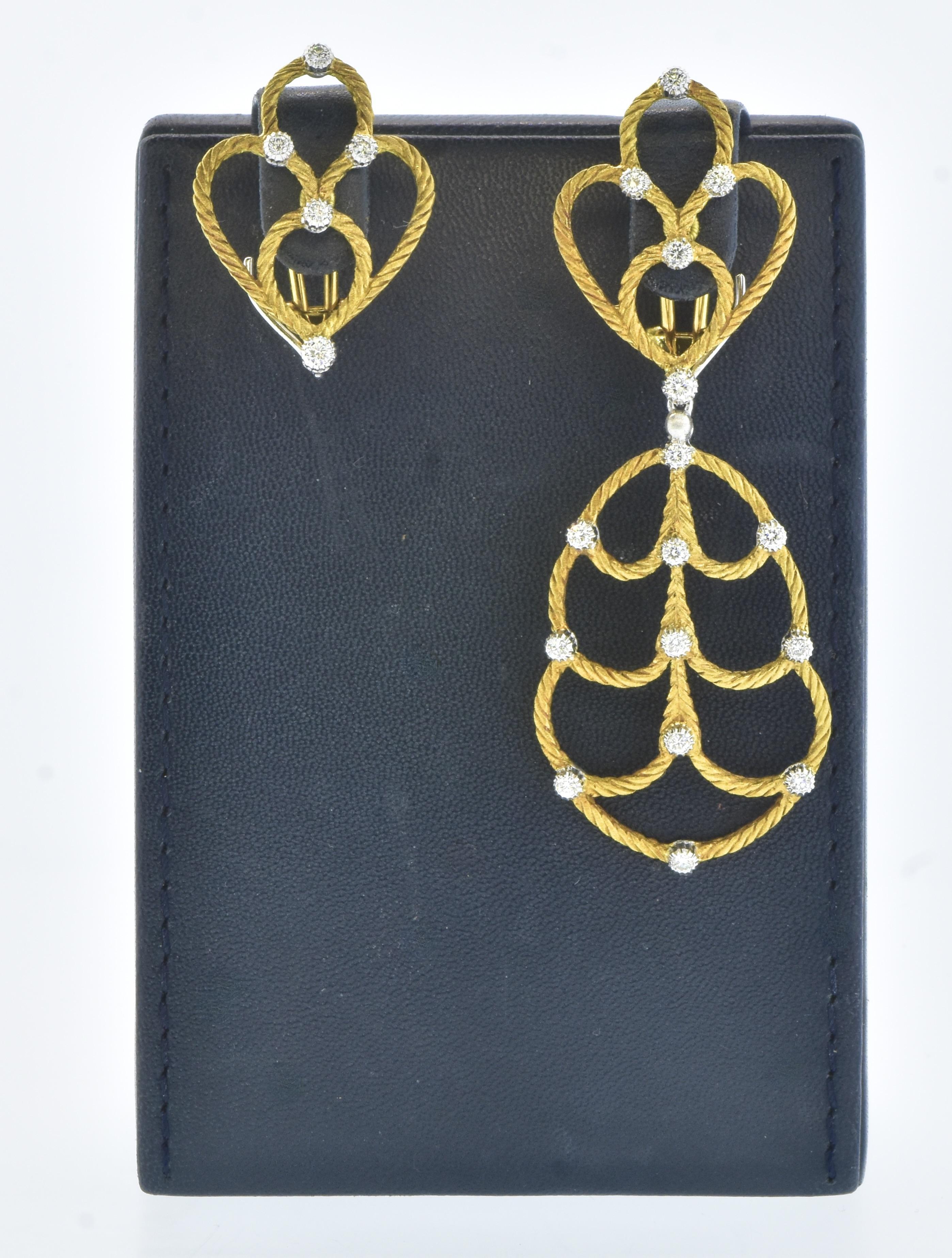 Buccellati  Boucles d'oreilles vintage jour/nuit 