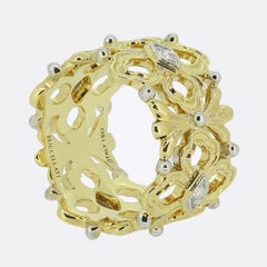 Buccellati Opera Eternelle Diamond Ring Size K 1/2 (51)