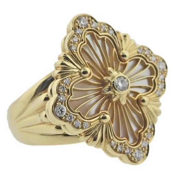 Buccellati Opera High Jewelry 18K White Gold Diamond Ring