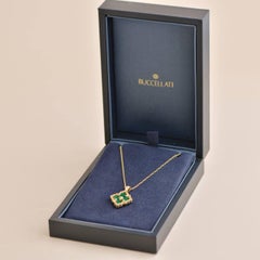 BUCCELLATI Opera Tulle Malachite 18K Yellow Gold Pendant Necklace