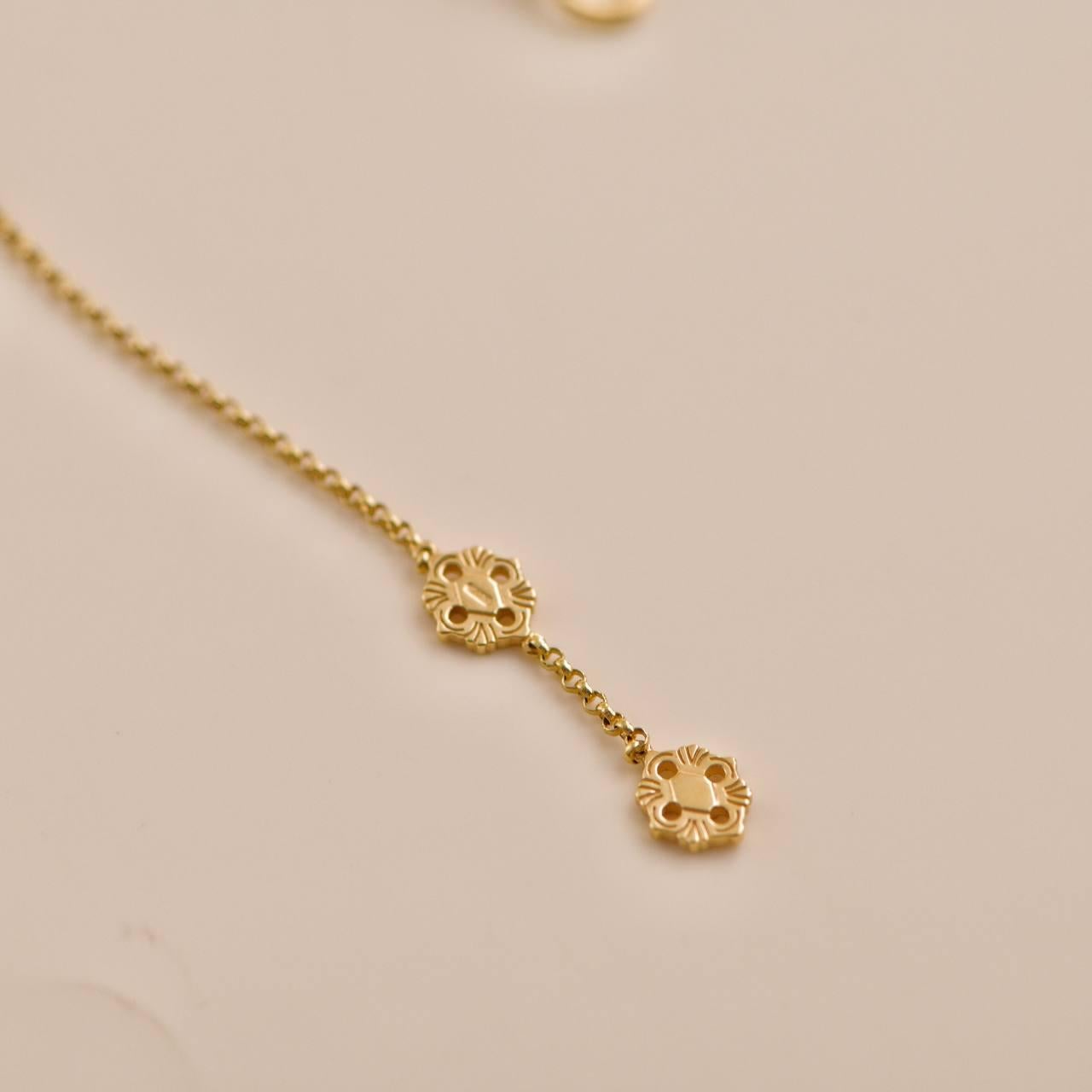 Uncut BUCCELLATI Opera Tulle Malachite 18K Yellow Gold Pendant Necklace For Sale