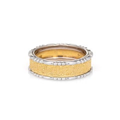 Anello Buccellati Prestigio Band Vintage in oro giallo 18k 5 Estate Jewelry